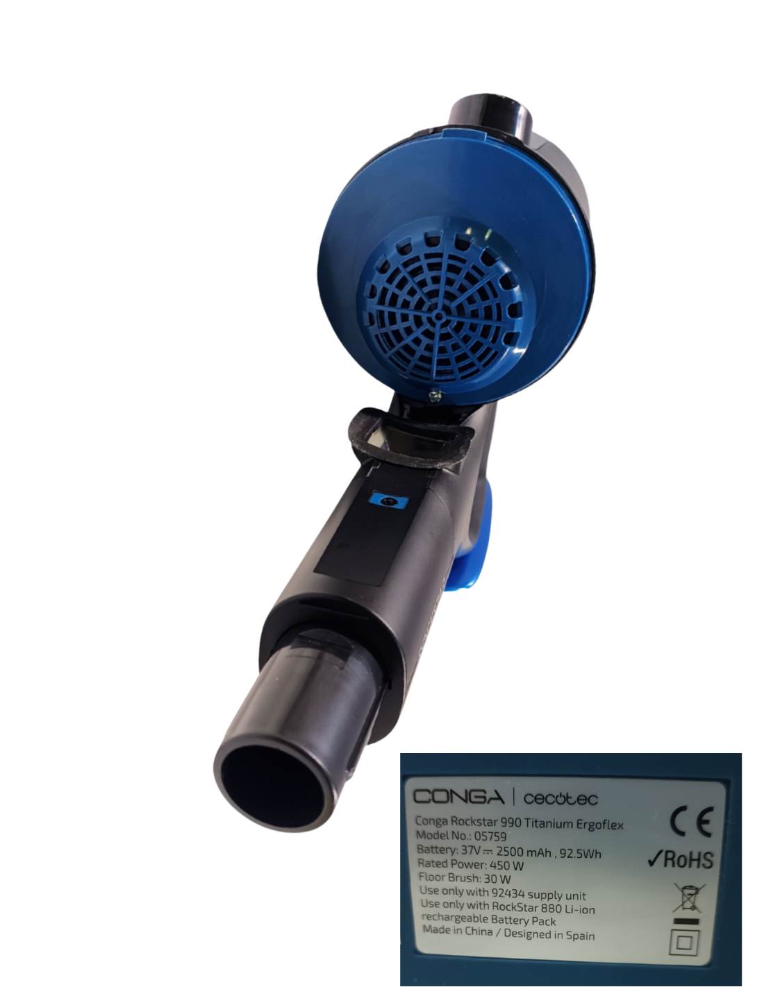 Cuerpo Motor Conga Rockstar 990 Titanium ErgoFlex