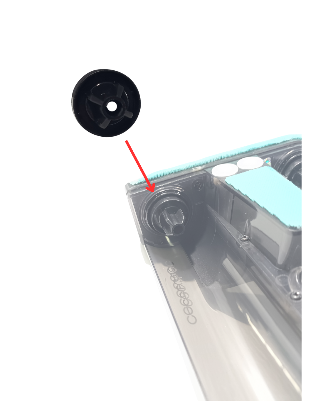 Piñón Base Aspiración Conga Rockstar Agile Twice/ Scoba 2100 Twice Max