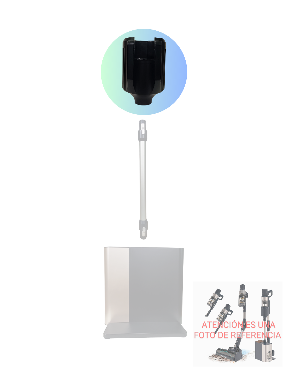 Soporte Base Autovaciado Conga Rockstar 5500 Hurricane Station Flex