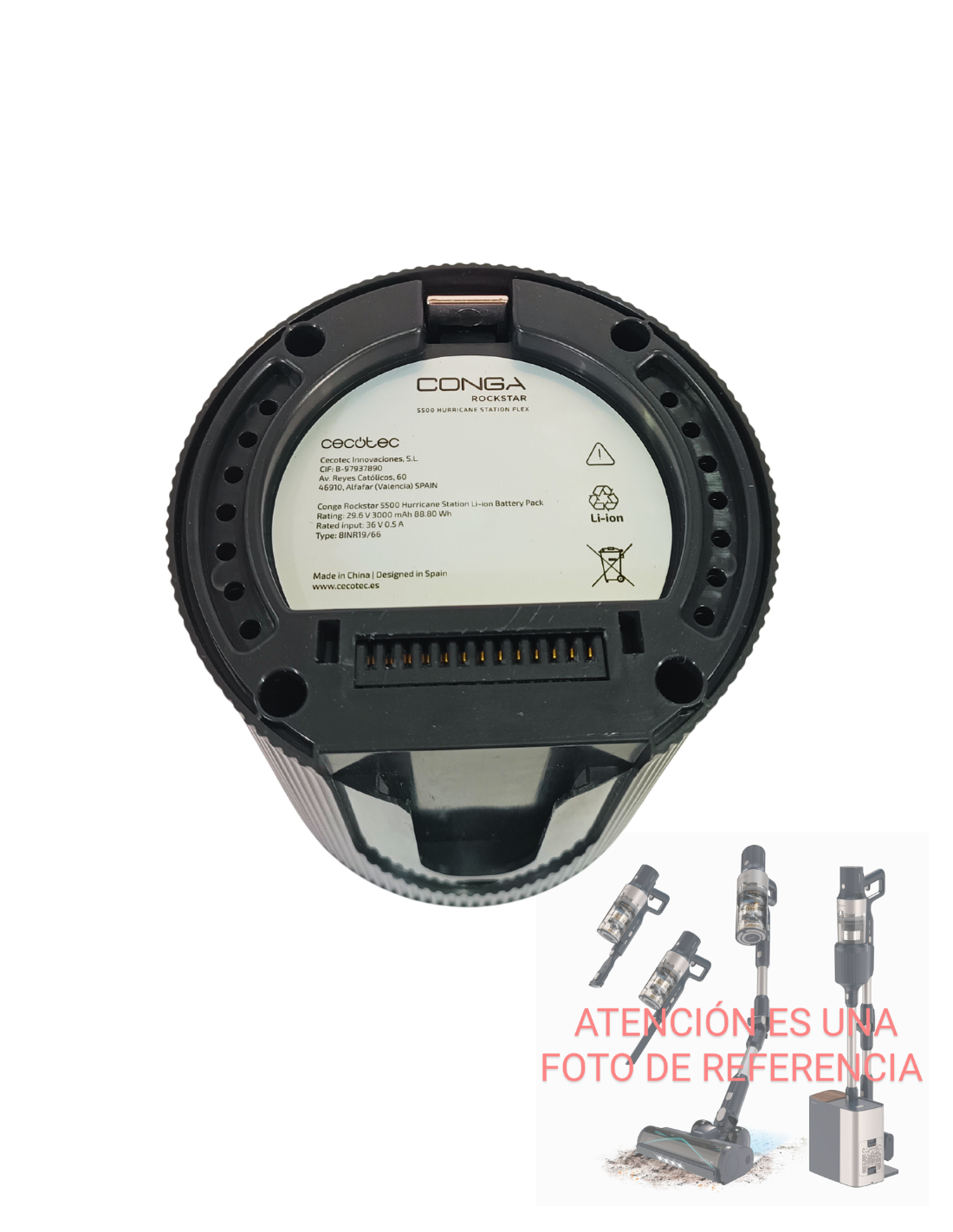 Batería Conga Rockstar 5500 Hurricane Station Flex