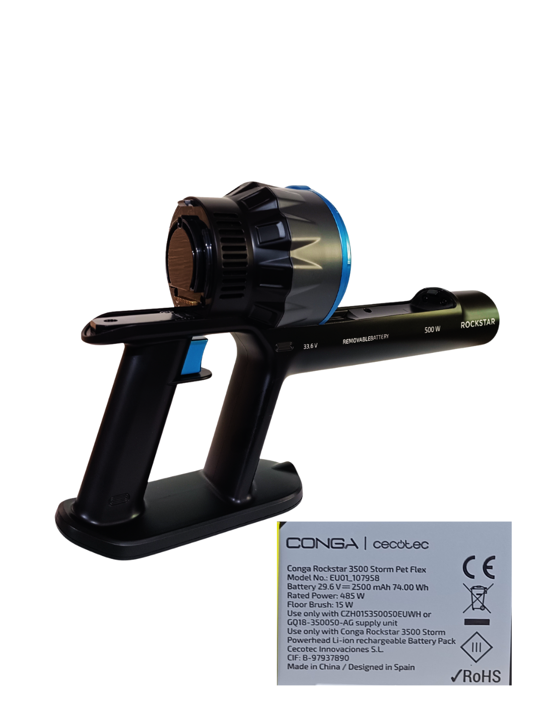 Cuerpo Motor Conga Rockstar 3500 Storm Pet Flex EU01_107958